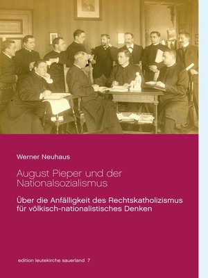 cover image of August Pieper und der Nationalsozialismus